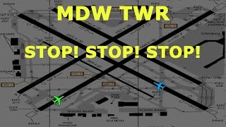 REAL ATC Delta and Southwest VERY CLOSE CALL on takeoff [upl. by Ayomat]