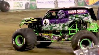 Grave Digger Nashville 2018  Monster Jam FULL FREESTYLE [upl. by Trinia443]