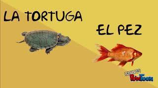 Pets in Spanish  Spanish Learning for Kids [upl. by Anelrihs]