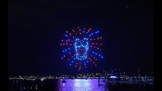 ZURICH FESTIVAL DRONE SHOW  SKYMAGIC [upl. by Milinda561]