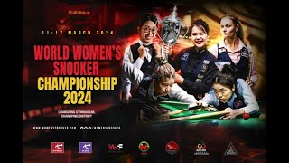 World Womens Snooker Championship 2024 Day 4 Finals of U21 amp Seniors [upl. by Mackler]