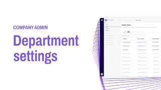 Dialpad 101  Part 4 Department Settings [upl. by Burrows]