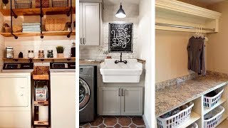 24 Super Creative Laundry Room Storage Ideas [upl. by Dzoba]