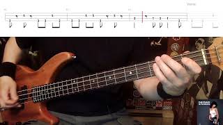 My Sharona by The Knack  Bass Cover with Tabs PlayAlong [upl. by Ibba]