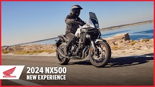 2024 NX500 New Experience  Adventure Motorcycle  Honda [upl. by Infield]