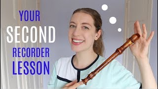 Your SECOND recorder lesson  Team Recorder [upl. by Neelram]