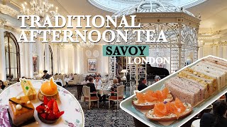 Stunning AFTERNOON TEA at Savoy  Best Afternoon Tea in London [upl. by Seem33]