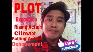 PLOT Exposistion Rising Action Climax Falling Action Denouement [upl. by Hanan]