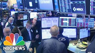 Stock Trading Halted After Markets Plunge At Market Open  NBC News [upl. by Aicilra246]