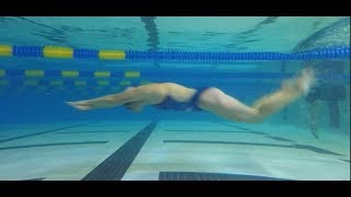 How to Improve Your Underwater Dolphin Kicking with Olympian Chloe Sutton [upl. by Savanna]