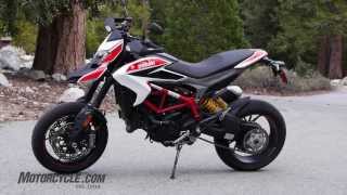 2014 Ducati Hypermotard SP Review [upl. by Aninay]