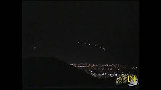 March 13 1997 Phoenix Arizona UFO Lights  ORIGINAL VIDEO [upl. by Audley510]