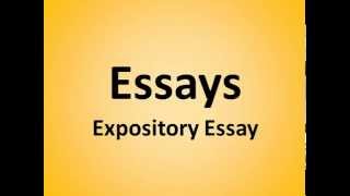 Expository Essay [upl. by Nama900]