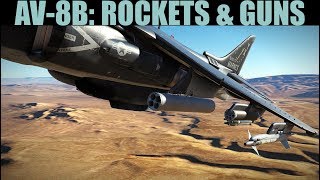 AV8B Harrier Rockets amp Guns Tutorial  DCS WORLD [upl. by Iaka]