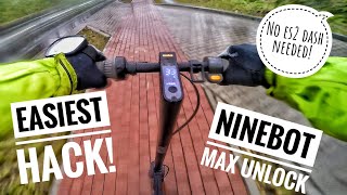 How to EASY HACK the NINEBOT MAX with just your PHONE  XIAOFLASHER APP amp SCOOTERHACKINGorg [upl. by Kosey]