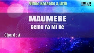 Karaoke Maumere  Gemu Fa Mi Re Tanpa Vokal [upl. by Sloan11]