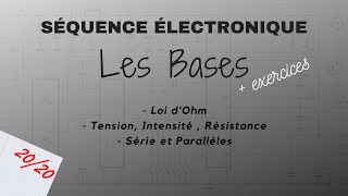 ELECTRONIQUE  LES BASES  EP0 [upl. by Nazarius]