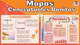 ✨💻 MAPAS CONCEPTUALES CREATIVOS y FÁCILES [upl. by Ssenav]