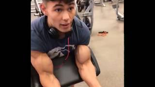 INSANE biceps on 20 year old Bodybuilder [upl. by Yran683]