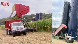 Dump Truck Filling a Silo [upl. by Suzanne214]