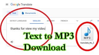 How to download google translate voice in mp3 [upl. by Tacy234]