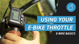 How to Use the Throttle on an Electric Bike  Ebike Guide [upl. by Eisor528]