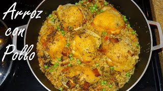 Arroz con Pollo  Puerto Rican Chicken and Rice [upl. by Modestine]