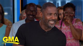 Idris Elba dishes on the actionpacked Hobbs amp Shaw l GMA [upl. by Arnie713]