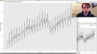 Time Series Forecasting Example in RStudio [upl. by Krystin366]