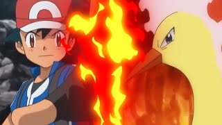 Pokémon XYZ  Ashs FletchinderTalonflame Vs Moltres AMV [upl. by Ashleigh]