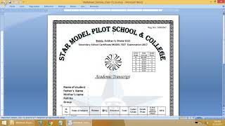 How to prepare Mark sheet automatically using excel and word [upl. by Eelitan]