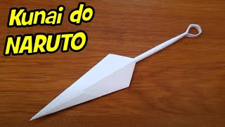 COMO FAZER KUNAI NINJA DO NARUTO  ORIGAMI FÁCIL [upl. by Ann-Marie440]