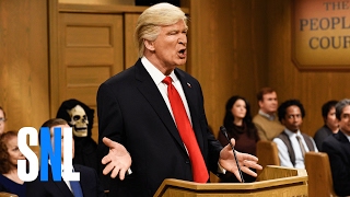 Trump Peoples Court  SNL [upl. by Enelrihs]