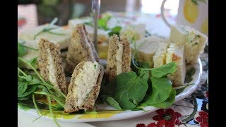 Tea Sandwiches and British Afternoon Tea Etiquette [upl. by Kachine]