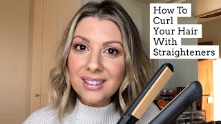 How To Curl Short Hair With A GHD Straightener [upl. by Girard]