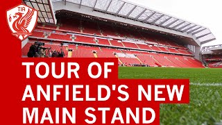 Tour of Liverpool FCs new Main Stand at Anfield [upl. by Targett]