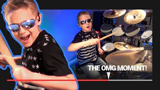 quotMy Sharonaquot The Knack  8 yr old drummer [upl. by Cohe]