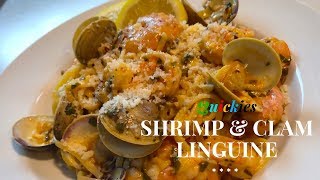 Shrimp amp Clam Linguine Recipe  QUICKIES [upl. by Aicul]