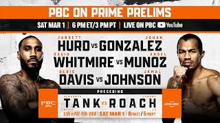 Tank vs Roach FIGHT NIGHT PRELIMS  TankRoach [upl. by Berkow184]