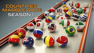 COUNTRIES MARBLE RACE  SEASON 1 [upl. by Radke383]