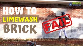 How to Limewash a Brick House [upl. by Laspisa]