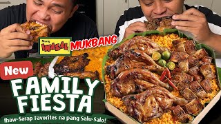 Mang Inasal Family Fiesta Mukbang [upl. by Adnyl]