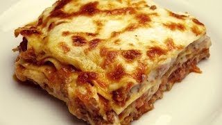 Easy Lasagna Recipe with Bechamel Sauce [upl. by Wiencke95]