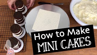 How To Make Mini Cakes  4 Tricks To Frost Mini Cakes FrustrationFree [upl. by Kosak54]