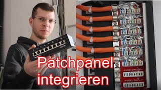 Patchpanel verkabeln ElektroM [upl. by Wright777]