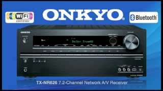 ONKYO TXNR626 BuiltIn Wireless amp Bluetooth Audio Streaming [upl. by Airreis118]