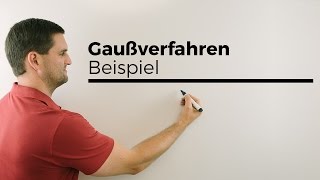 Gaußverfahren Beispiel Gaussalgorithmus  Mathe by Daniel Jung [upl. by Snave]