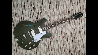 Epiphone Casino Worn Olive Drab  Coolest Epi Casino yet [upl. by Lytsyrk]