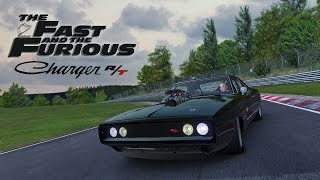 Toretto Drives Charger on Nurburgring Nordschleife  Assetto Corsa [upl. by Egas]