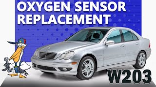 MercedesBenz W203 CClass Oxygen Sensor Replacement [upl. by Meagher]